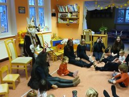 Mikuláš, čertíci a andílci v Kopretince